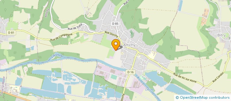 localisation de l'entreprise MADAME SOPHIE CAULLET  ATTICHY