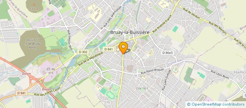 localisation de l'entreprise MADAME SOPHIE CAUMARTIN à BRUAY-LA-BUISSIERE