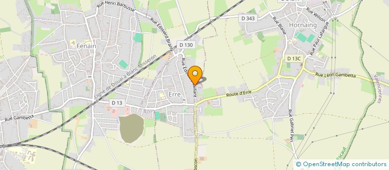 localisation de l'entreprise MADAME SOPHIE CAUVEZ à ERRE