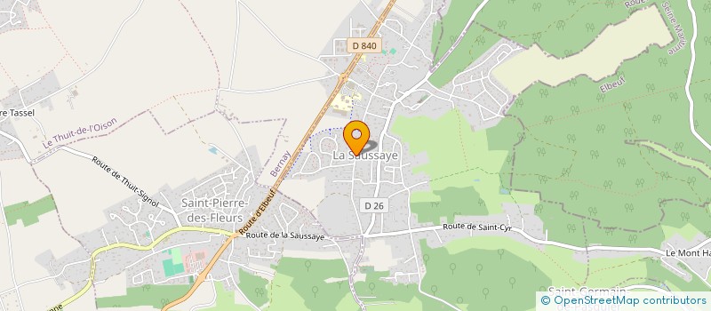 localisation de l'entreprise MADAME SOPHIE CAVE  LA SAUSSAYE