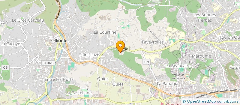 localisation de l'entreprise MADAME SOPHIE CAZAUX à SIX-FOURS-LES-PLAGES