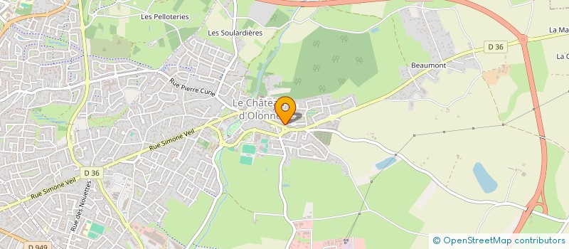 localisation de l'entreprise MADAME SOPHIE CAZENAVE à LES SABLES D'OLONNE