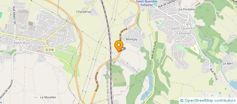 localisation de l'entreprise MADAME SOPHIE CELERIEN à SAINT-QUENTIN-FALLAVIER