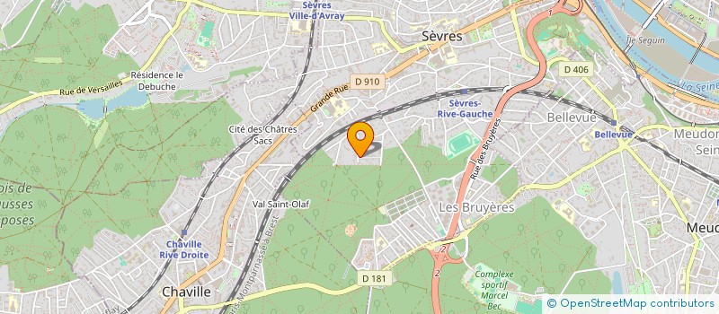 localisation de l'entreprise MADAME SOPHIE CELLIER à SEVRES