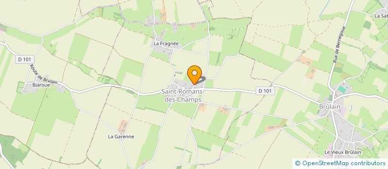 localisation de l'entreprise MADAME SOPHIE CERCEAU  SAINT-ROMANS-DES-CHAMPS