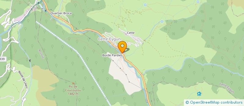 localisation de l'entreprise MADAME SOPHIE CHABANNE  CETTE-EYGUN