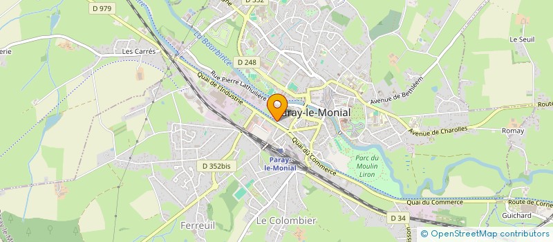 localisation de l'entreprise MADAME SOPHIE CHABOT à PARAY-LE-MONIAL