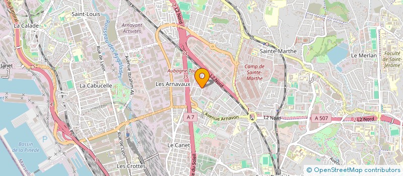 localisation de l'entreprise MADAME SOPHIE CHABRAND à MARSEILLE