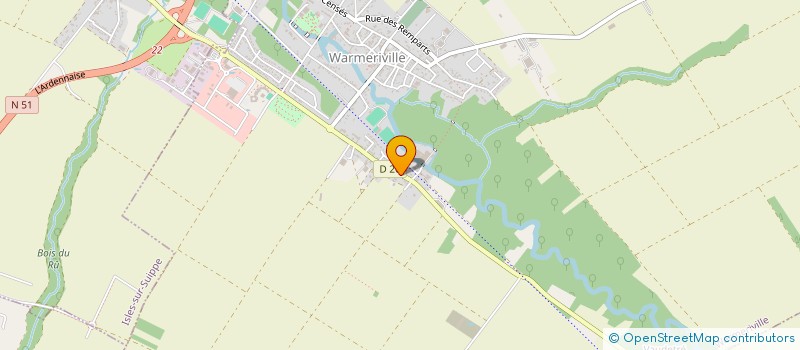 localisation de l'entreprise MADAME SOPHIE CHAIRON  WARMERIVILLE
