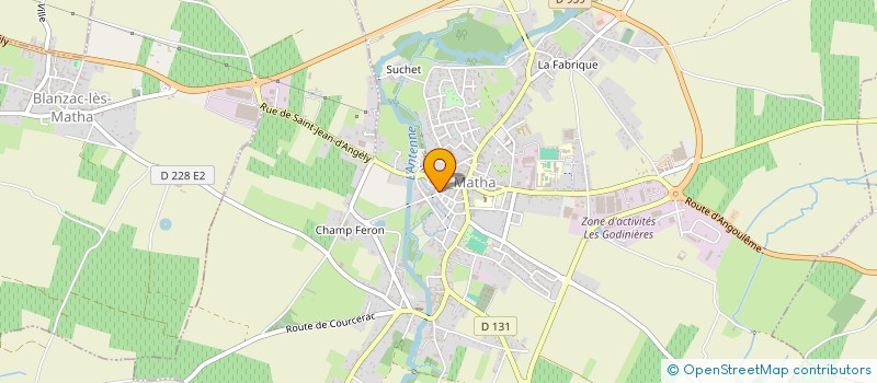 localisation de l'entreprise MADAME SOPHIE CHALON  MATHA