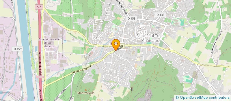 localisation de l'entreprise MADAME SOPHIE CHAMBERT  SAINT-PAUL-TROIS-CHATEAUX