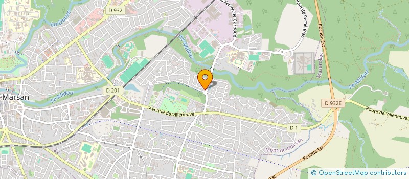 localisation de l'entreprise MADAME SOPHIE CHAMFEUIL  MONT-DE-MARSAN