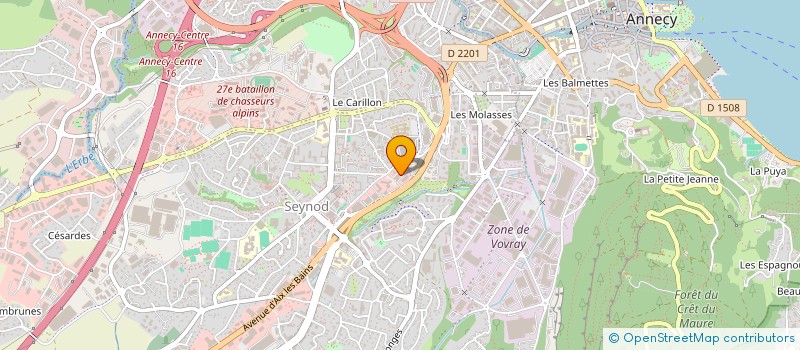 localisation de l'entreprise MADAME SOPHIE CHAMPENOIS à ANNECY