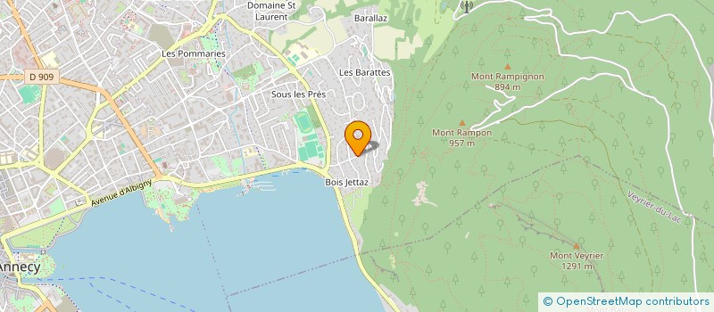 localisation de l'entreprise MADAME SOPHIE CHANAL  ANNECY