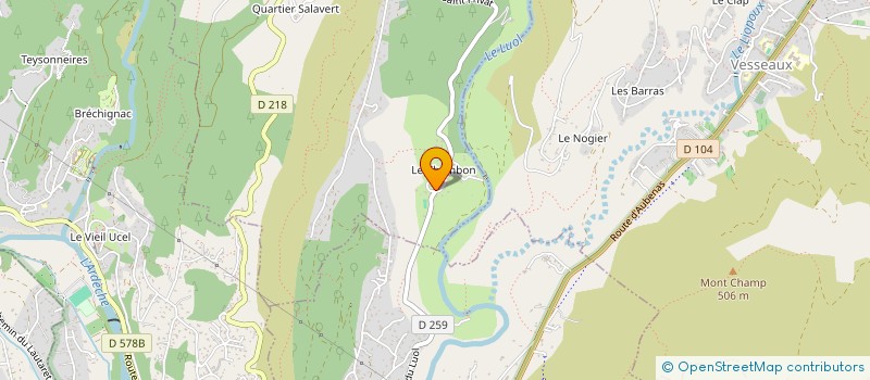 localisation de l'entreprise MADAME SOPHIE CHANEAC  SAINT-JULIEN-DU-SERRE