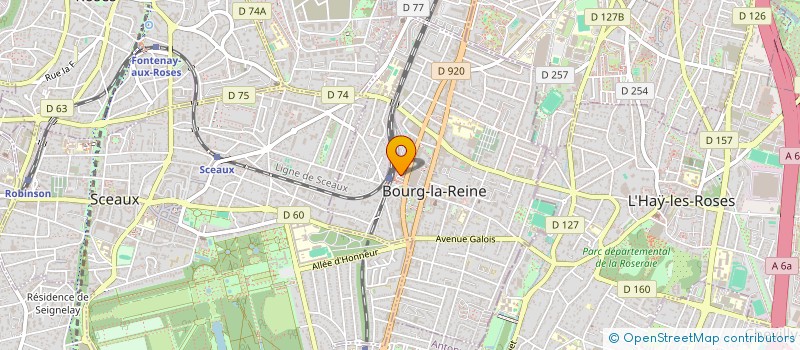 localisation de l'entreprise MADAME SOPHIE CHANTAL LE ROY à BOURG-LA-REINE