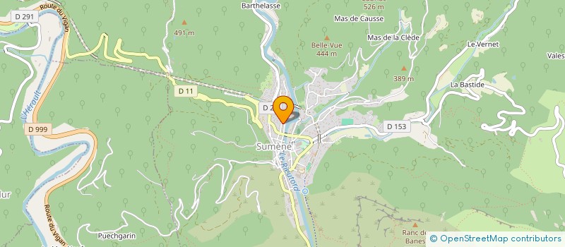 localisation de l'entreprise MADAME SOPHIE CHANTAL MARIE AUBER  SUMENE