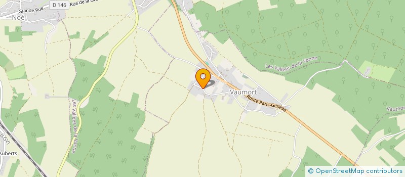 localisation de l'entreprise MADAME SOPHIE CHAPIN  VAUMORT