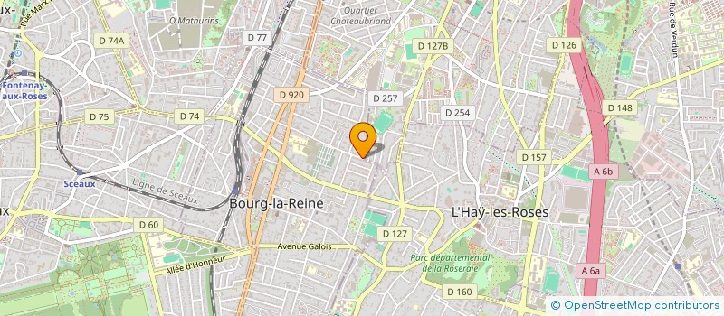 localisation de l'entreprise MADAME SOPHIE CHARLERY à BOURG-LA-REINE