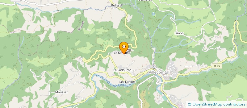 localisation de l'entreprise MADAME SOPHIE CHARLES  MOURET