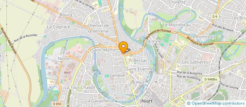 localisation de l'entreprise MADAME SOPHIE CHARLES à NIORT