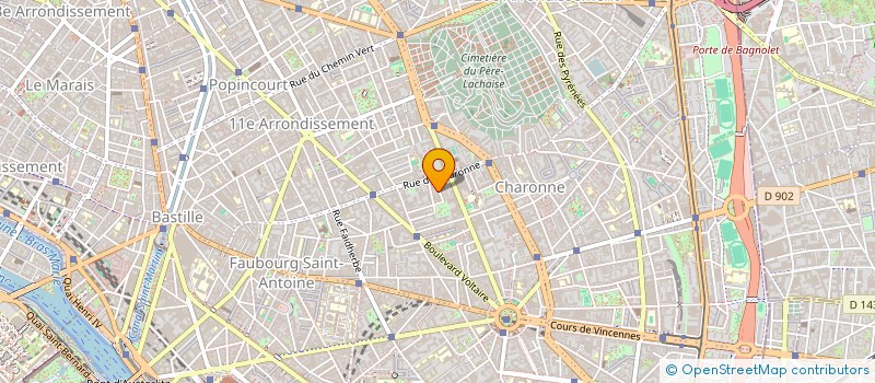 localisation de l'entreprise MADAME SOPHIE-CHARLOTTE ALLAMAGNY  PARIS