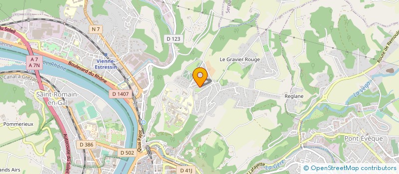 localisation de l'entreprise MADAME SOPHIE-CHARLOTTE COLOMBON à VIENNE