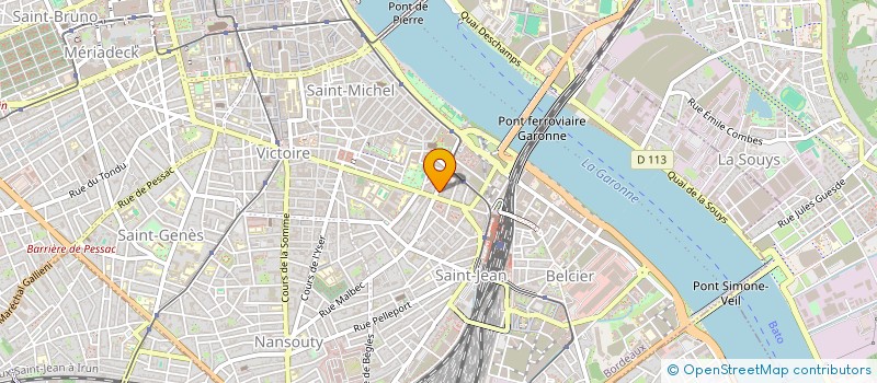 localisation de l'entreprise MADAME SOPHIE CHARVET  BORDEAUX