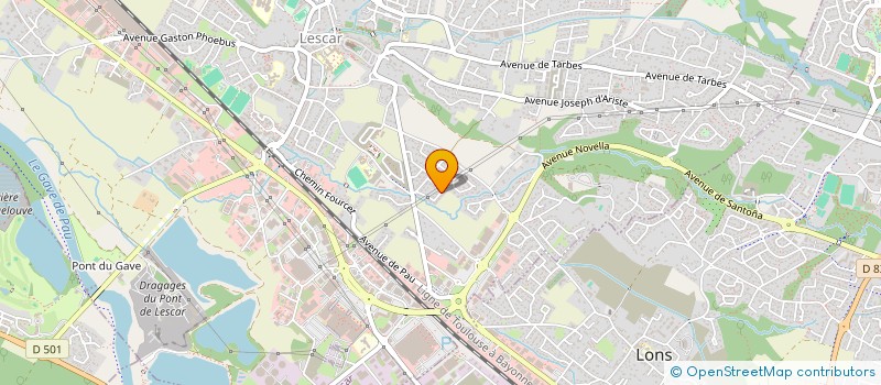 localisation de l'entreprise MADAME SOPHIE CHASSERY  LESCAR