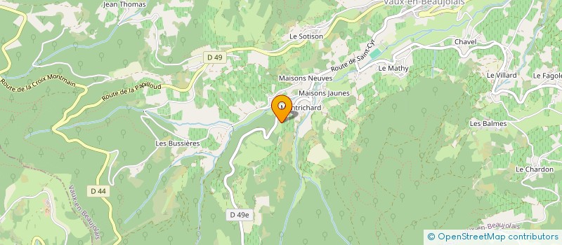 localisation de l'entreprise MADAME SOPHIE CHATENAY  VILLEFRANCHE-SUR-SAONE