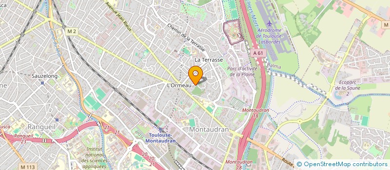 localisation de l'entreprise MADAME SOPHIE CHAULAIC à TOULOUSE