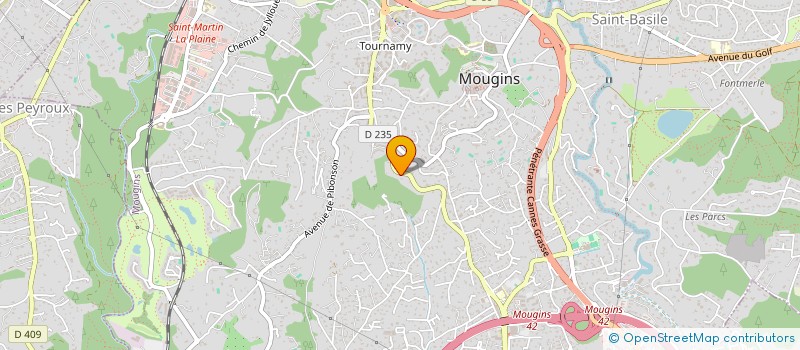 localisation de l'entreprise MADAME SOPHIE CHAUVET à MOUGINS