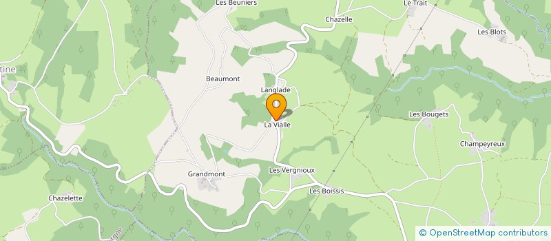 localisation de l'entreprise MADAME SOPHIE CHAUVIN  AYAT-SUR-SIOULE