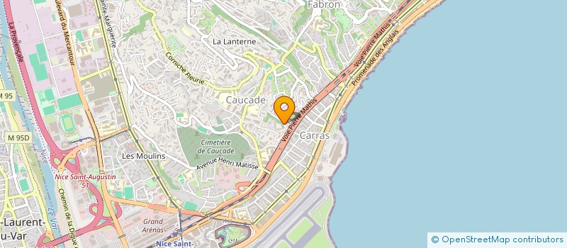 localisation de l'entreprise MADAME SOPHIE CHAVEYRIAT à NICE