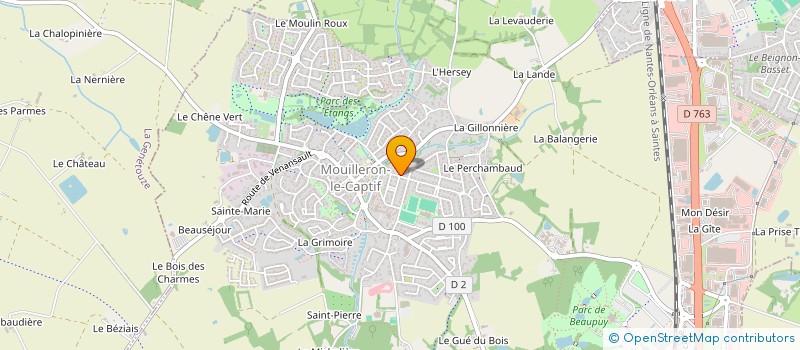 localisation de l'entreprise MADAME SOPHIE CHEMIN  MOUILLERON-LE-CAPTIF