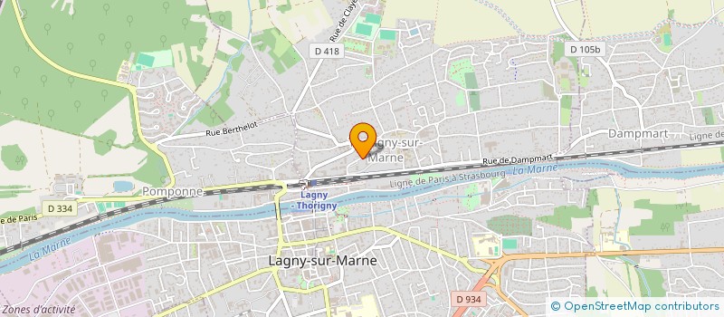 localisation de l'entreprise MADAME SOPHIE CHEROUX  THORIGNY-SUR-MARNE