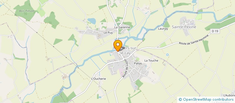 localisation de l'entreprise MADAME SOPHIE CHEVALIER à MOUTIERS-SUR-LE-LAY