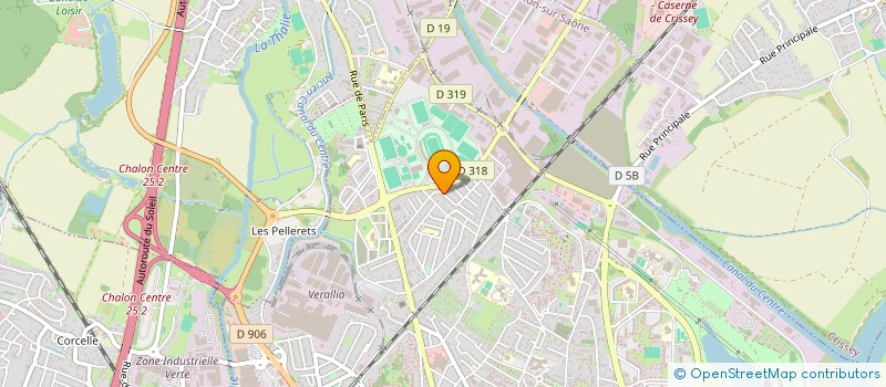 localisation de l'entreprise MADAME SOPHIE CHEVALLEY  CHALON-SUR-SAONE