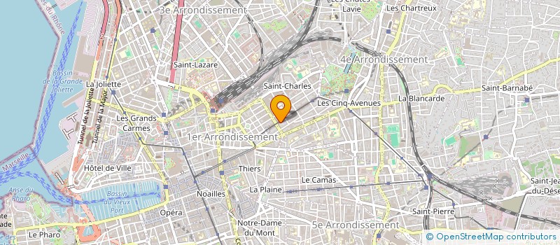 localisation de l'entreprise MADAME SOPHIE CHEVALLIER à MARSEILLE