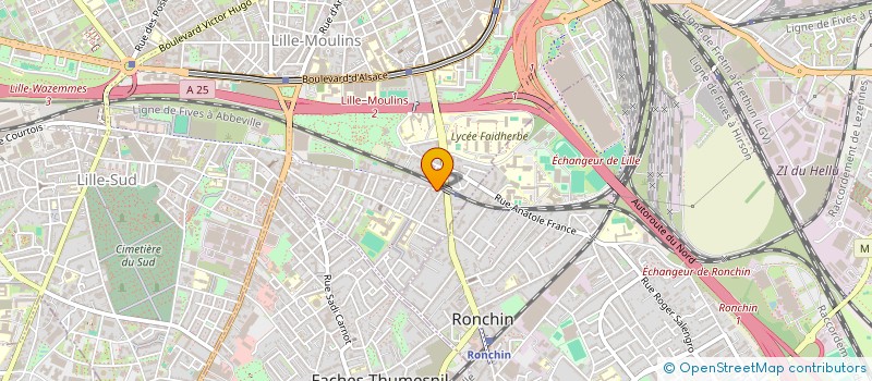 localisation de l'entreprise MADAME SOPHIE CHEVIGNARD à LILLE