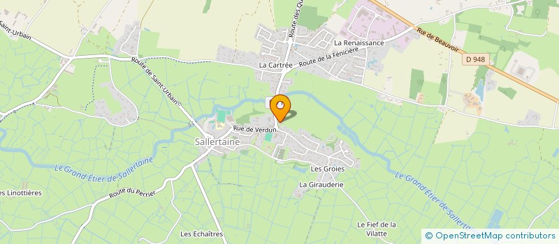localisation de l'entreprise MADAME SOPHIE CHEVRIER à SALLERTAINE