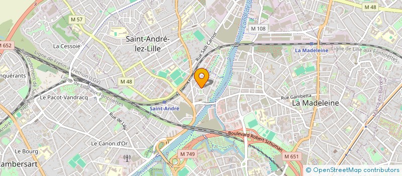 localisation de l'entreprise MADAME SOPHIE CHICHE  SAINT-ANDRE-LEZ-LILLE