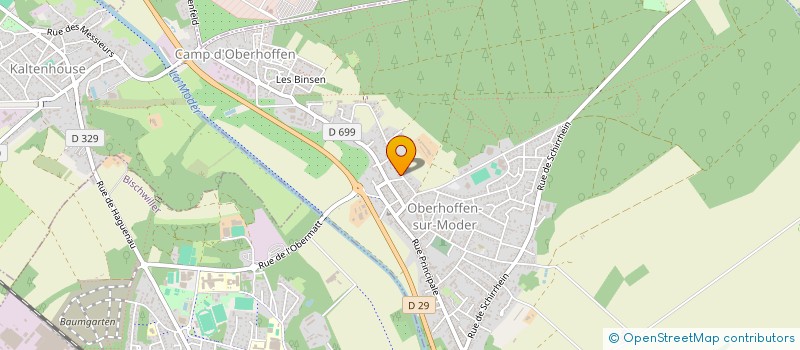 localisation de l'entreprise MADAME SOPHIE CHRISTMANN à OBERHOFFEN-SUR-MODER