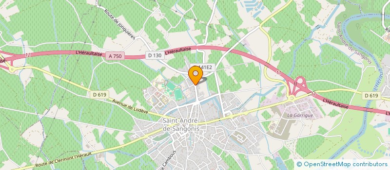 localisation de l'entreprise MADAME SOPHIE CHYZAK  SAINT-ANDRE-DE-SANGONIS