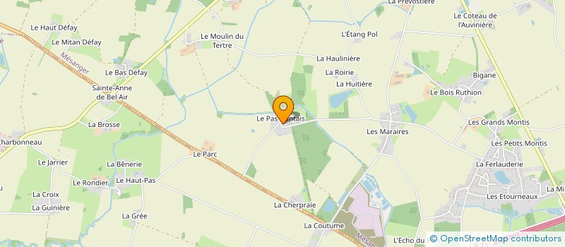 localisation de l'entreprise MADAME SOPHIE CIBOT à MESANGER