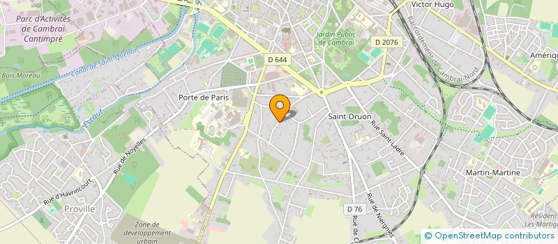 localisation de l'entreprise MADAME SOPHIE CIRIER à CAMBRAI