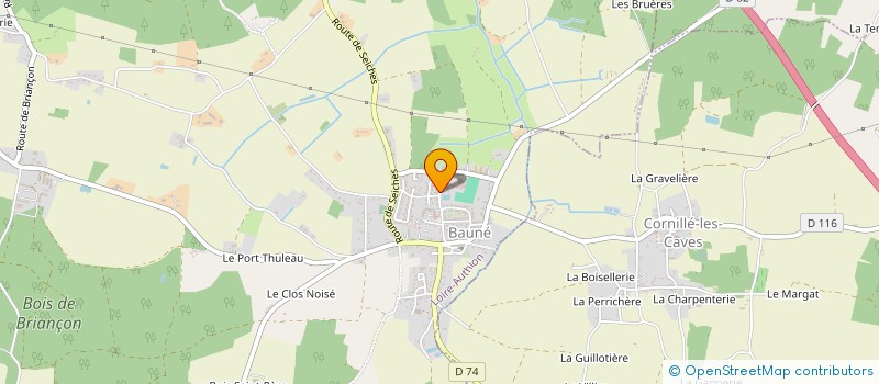 localisation de l'entreprise MADAME SOPHIE CLAIRAND  LOIRE-AUTHION