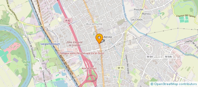 localisation de l'entreprise MADAME SOPHIE CLASTRES  ST ALBAN