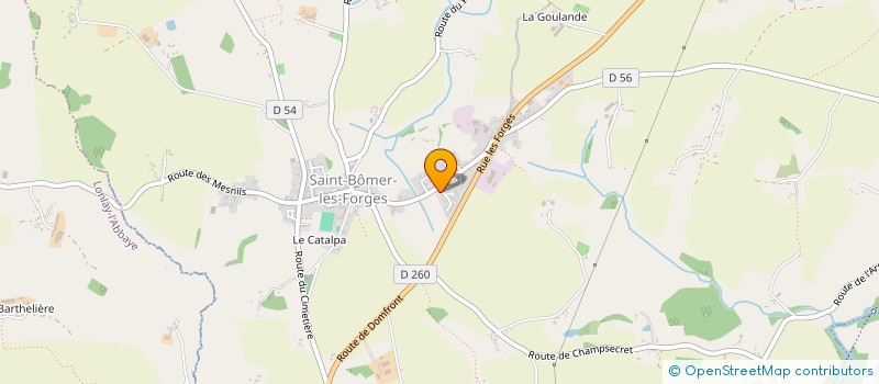 localisation de l'entreprise MADAME SOPHIE CLATOT à SAINT-BOMER-LES-FORGES