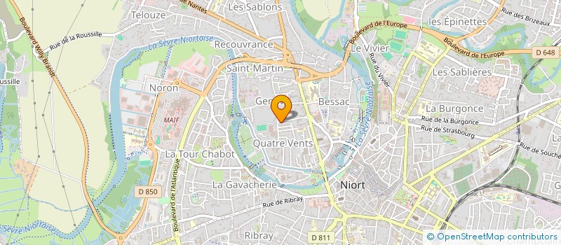 localisation de l'entreprise MADAME SOPHIE CLAUDION  NIORT